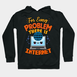 Funny Cute Kawaii Internet Techie Gift For Techies Hoodie